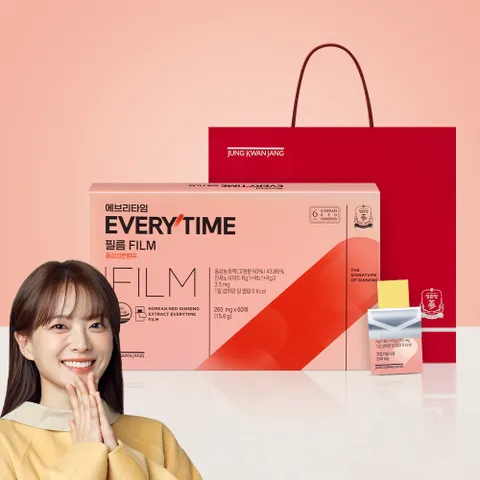 [정관장] 에브리타임 필름 260mg x 60매 / 2박스