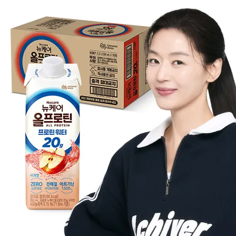 [본사출고] 뉴케어 올프로틴 20g 프로틴워터 사과맛 (350mlx18팩) 1박스