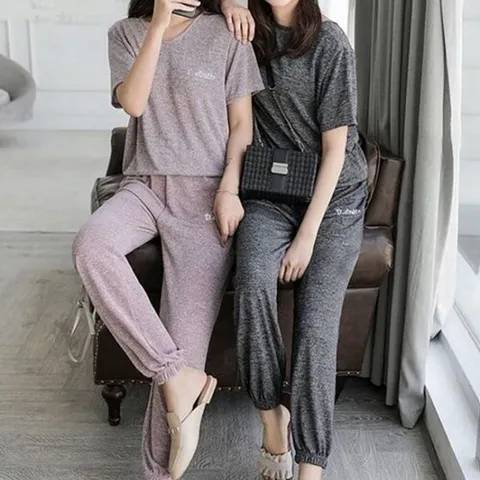 [하프클럽] 여성 반팔 트레이닝 세트 홈트 조거 팬츠 운동복 여자 홈트용옷 홈트복 런닝복 여름