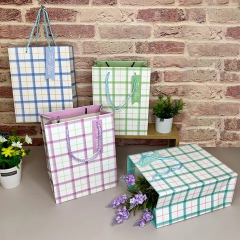 파스텔 쇼핑백 대 10매입 선물포장용품 종이가방 포장백 포장가방