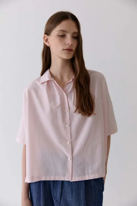 dear shiring shirts-soft pink
