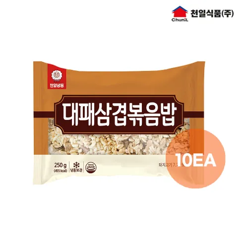 [무료배송] 천일식품 대패삼겹볶음밥 250g x 10봉