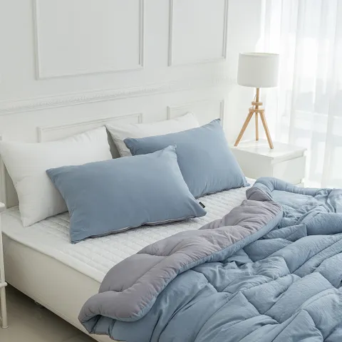 투톤 소프트 마이크로 차렵이불 간절기 봄이불 알러지케어 먼지안나는 침구세트 SS/Q