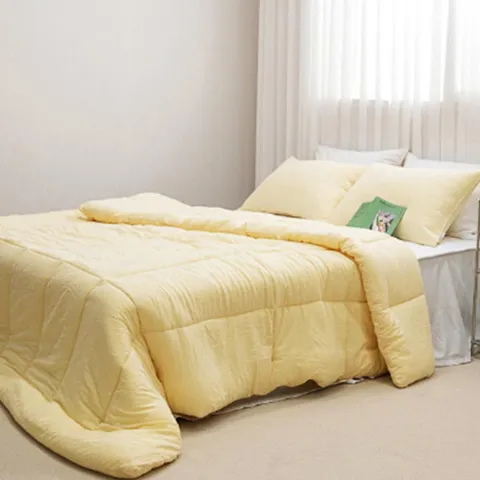 가을 간절기 차렵이불 이불 이불패드 퀸 Q 옐로우 가을이불 침대이불세트 간절기이불 이불세트