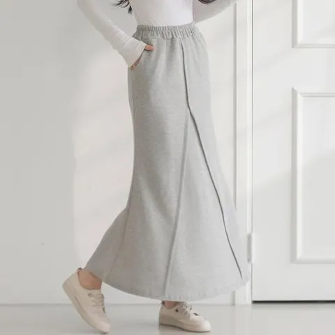 [하프클럽] 아이우먼 라인이사는절개스커트 YYV309M512 빅사이즈