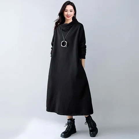 [하프클럽] (55~88)2종세트 목터틀기모원피스 캐주얼원피스 패딩원피스 엄마옷 임산부겨울원피스 겨울원피스