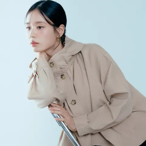 [최초가 79,900]26SS 후드 셔링 사파리 점퍼