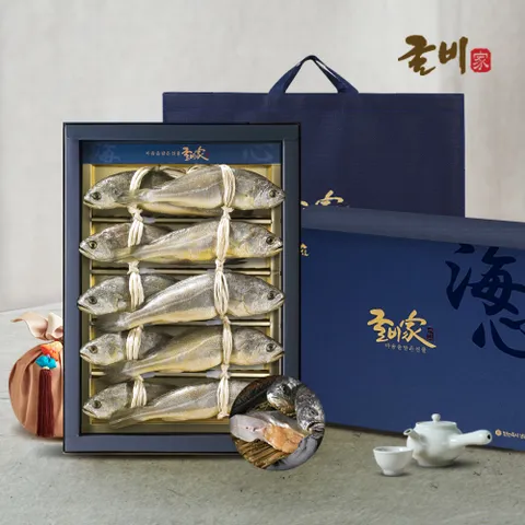 [굴비家]영광법성포 알배기 굴비세트 4호(굴비10미:1.4kg이상/23∼24cm)