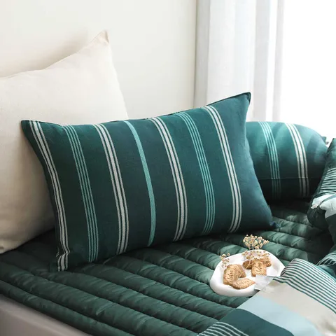 쿠션 겸 베개 커버 오가닉코튼 40x60 필더포레스트