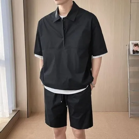 [하프클럽/모노무드] 남자 남성 캐주얼 세트 상하의 필수템 쿨 여름세트 허