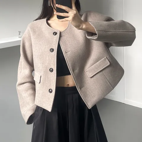 H스타일OT노카라스티치자켓 여성 봄자켓 점퍼 JK JP 아우터 데일리