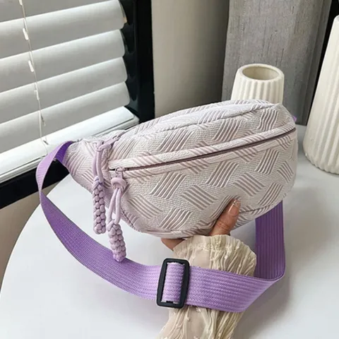 슬링백 힙색 여행 보조가방 파스텔 여성 허리쌕 4색