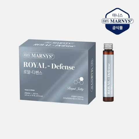 로얄디펜스 10병 1박스 액상형 로얄젤리 프로폴리스 비타민 B6