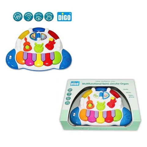 디고 세미 오르간 유아 선물 악기놀이 불빛이 반짝