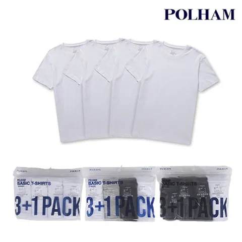 공용 3+1PACK 반팔티 PHF5TR3100 431941