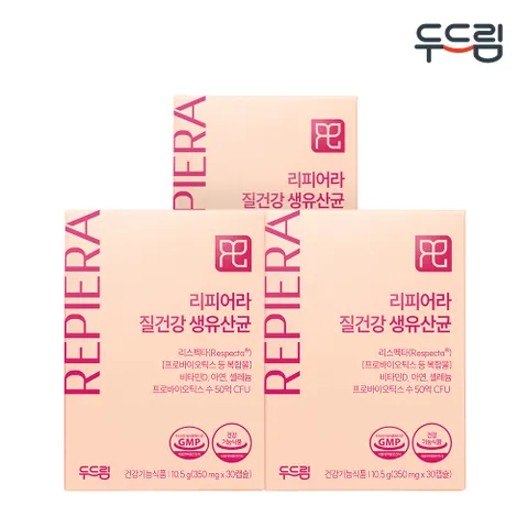 리스펙타 질 건강 생유산균 30캡슐 x 3박스 (3개월분)