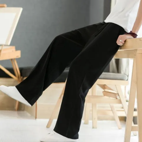 남자 여름 린넨 밴딩 슬랙스 팬츠 아이스 쿨링 바지 린넨바지 린넨슬랙스 밴딩바지