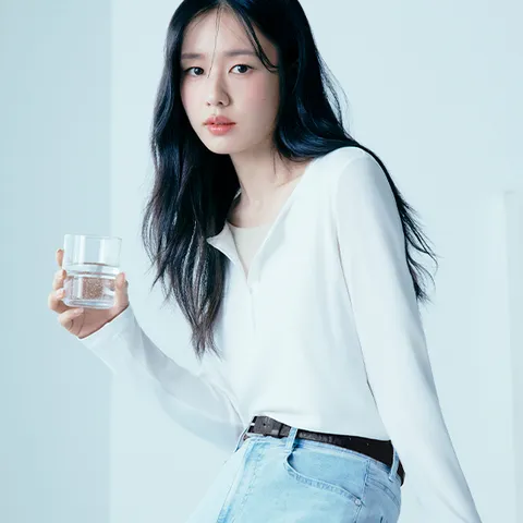 셀렙샵 에디션 26SS 헨리넥 쉬어 레이어드 티 3종