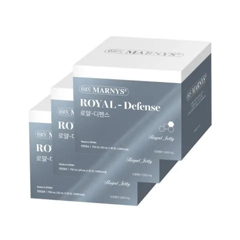 로얄디펜스 30병 2+1박스 액상형 로얄젤리 프로폴리스 비타민 B6