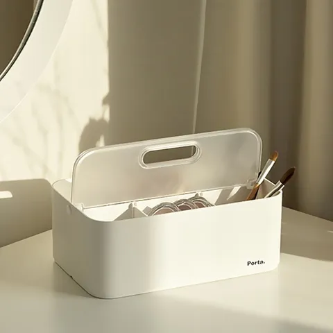 커버겸 손잡이 포르타폴드 수납박스 툴박스 정리함