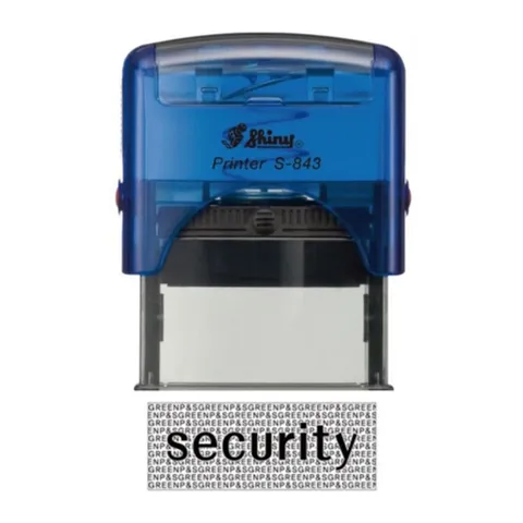 그린피앤에스 개인정보 스탬프 S-843 18x47 (1개)
