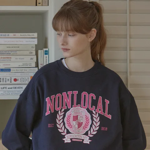 [23fall1] NLC Univ Sweatshirt - Navy