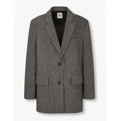 헤링본 울 긴팔 자켓 9174412982 428519