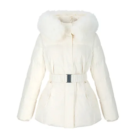 [롯데백화점]벨티드 퍼 후드 패딩자켓(VBBDO31)