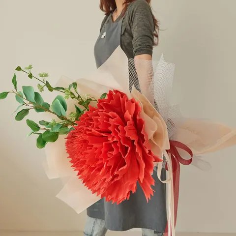 최고의 감사 자이언트 카네이션 꽃다발 / 어버이날 스승의날 부모님 깜짝선물