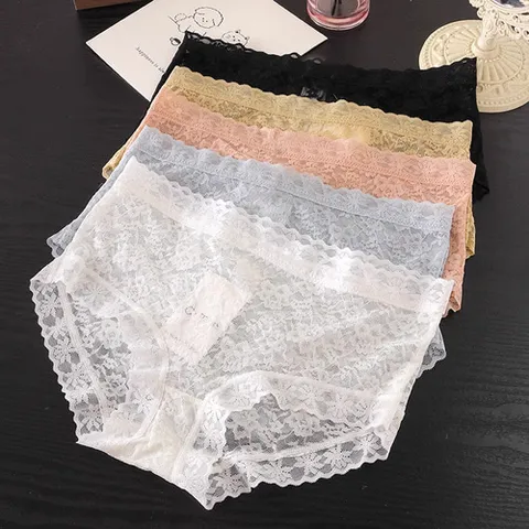 챠밍 심리스 프렌치 레이스 힙커버 삼각팬티