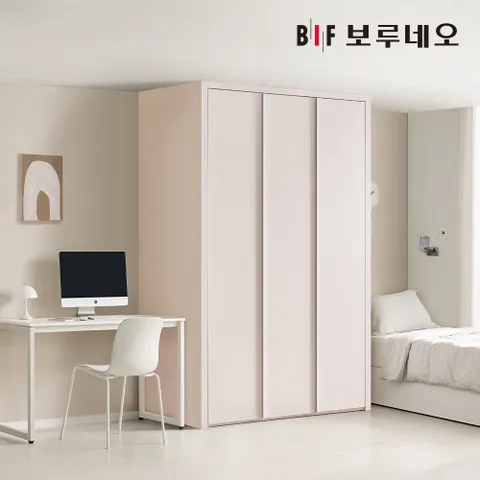 핑크 작은방 붙박이장 여닫이 인테리어 가구 10cm 5자 6자 7자 E0등급