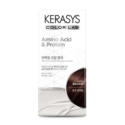 케라시스 단백질 크림 염색약 120g 초코브라운 염색약 새치 칼라염색약 염색 염모제