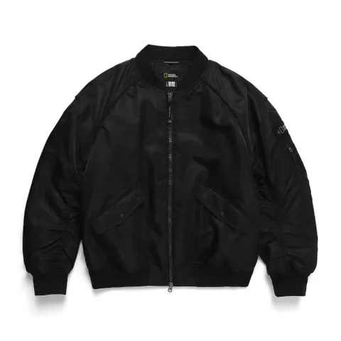 N244MPD970 패딩 항공점퍼 CARBON BLACK