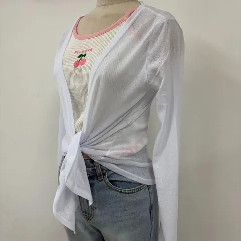 여름 얇은 볼레로 가디건 휴가룩 비치 볼레로 볼레로 가디건 미니 미니 볼레로가디건