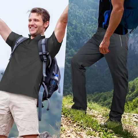 [하프클럽/퀵드라이 반팔티 아웃도어세트 여름등산바지 쿨티셔츠