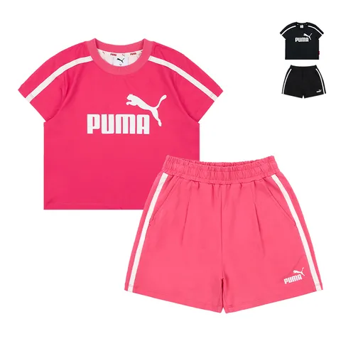 [키즈]푸마 여아 반팔티 세트_PK52OS402