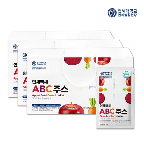 연세생활건강 연세백세 ABC주스 70ml x 90포
