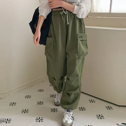 [유어하젤] 커블 바스락 와이드 카고 팬츠_M2769