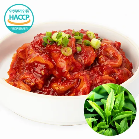 [웰굿] HACCP 전북 프리미엄 녹차 품은 멍게젓갈 350g