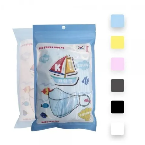 Ksr 지원정 3D입체형 칼라마스크 소형 00매 방역마스크 세상마스크 국산마스크 KF94마스크