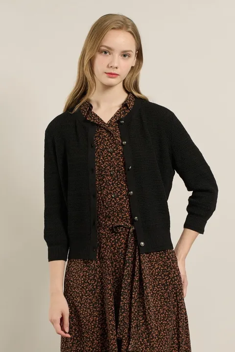 [올앤선드리] 미들텀 스카시 가디건 A5F8K123_DG