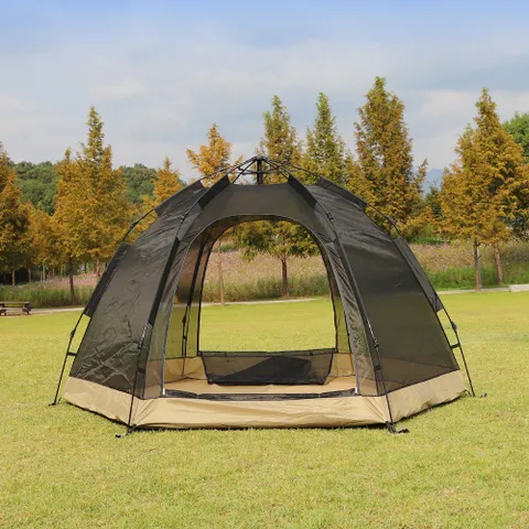 스페이스 메쉬 원터치텐트 대형 플라이포함 풀세트 감성 10초텐트 피크닉 나들이