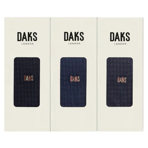 [롯데백화점](양말)]DB 25801신사 면긴목 사선사각 3족세트