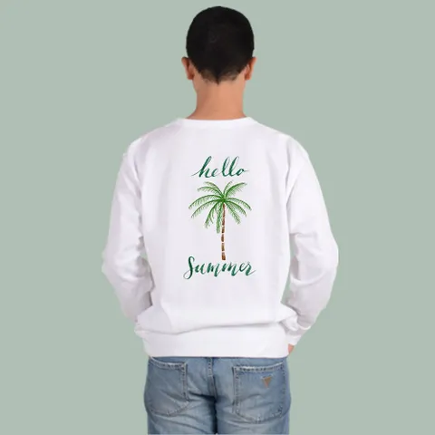 맨투맨 여름휴가 헬로우 썸머 summer 힐링 디자인