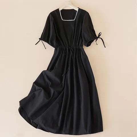 246270 - 햅번 롱원피스 루즈핏 빅사이즈 여름원피스 린넨원피스 면원피스 40대 50대 100사이즈