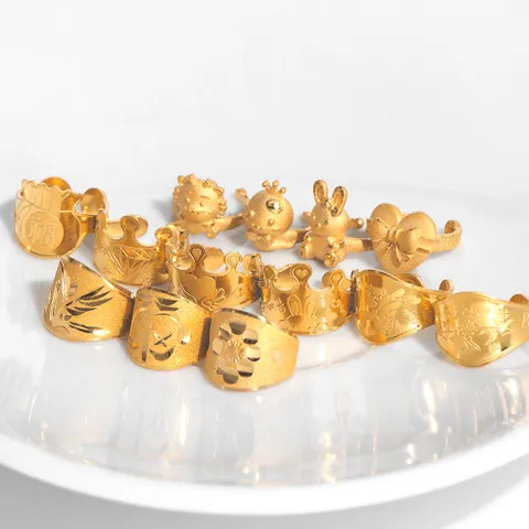 24K 아기 돌반지 0.5g/1g/1.875g/3.75g