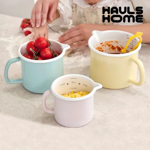 본아페 법랑 냄비 메져 저그 리미티드 파스텔 S M L 3SIZE