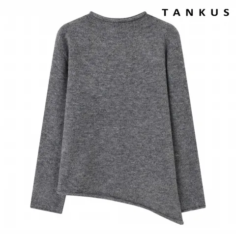 정상가:69,000원: ㅣ 돌돌이 반하이넥 울 언발 니트 (TX4KP005L0)