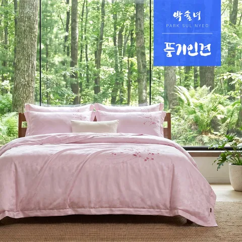 풍기인견 침구세트 킹K (작품명 설화) 이불+패드+베개커버 / 선물추천