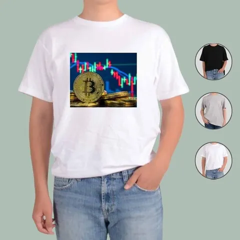 [하프클럽]  애쉬오트밀 반팔티 비트코인 가상화폐 알트코인 FH